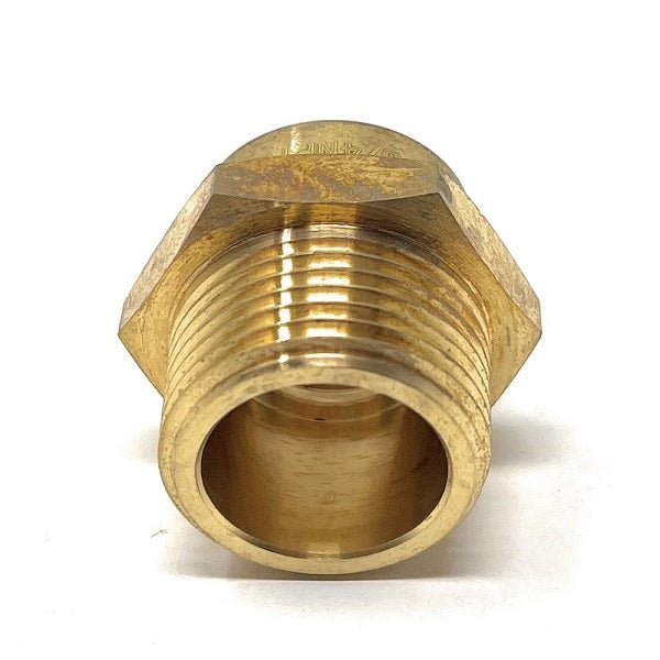 G Thread (British BSPP) Female to NPT Male Adapter - Lead Free (1/2" x 3/4")