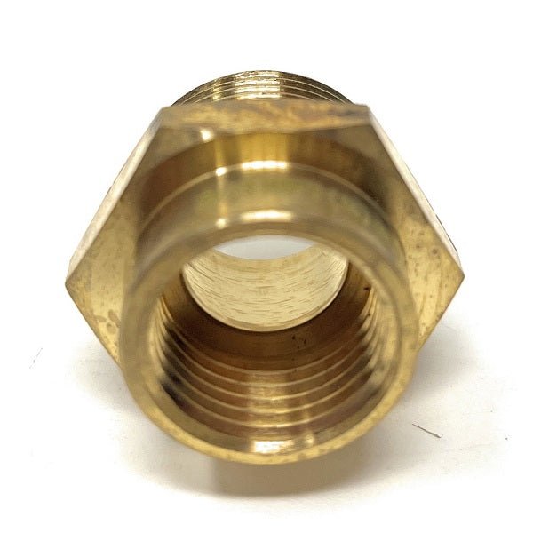 G Thread (British BSPP) Female to NPT Male Adapter - Lead Free (1/2" x 3/4")