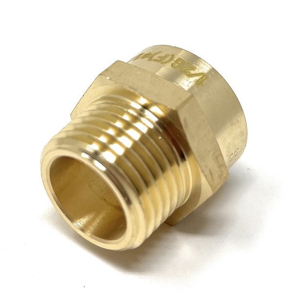 G Thread (British BSPP) Female to NPT Male Adapter - Lead Free (1/2"x1/2")