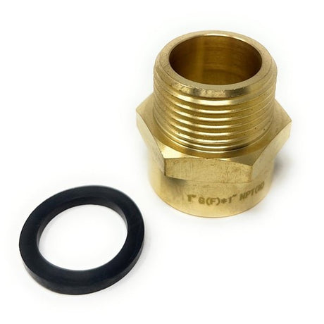 Brass 1 inch G thread female water pipe adapter