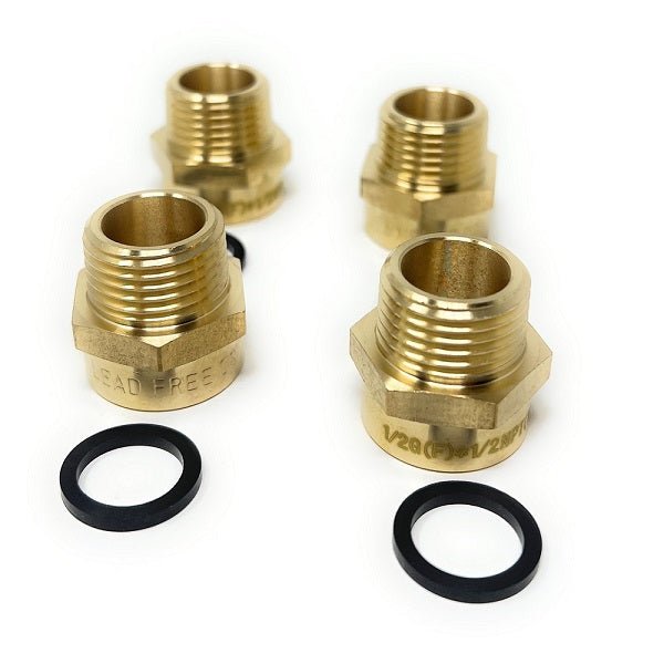 G Thread (British BSPP) Female to NPT Male Adapter - Lead Free (1/2"x1/2")