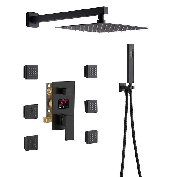 12" Cascada Garda Digital Shower System - Cascada Showers