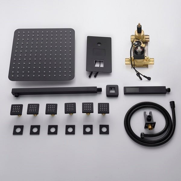 12" Cascada Garda Digital Shower System - Cascada Showers