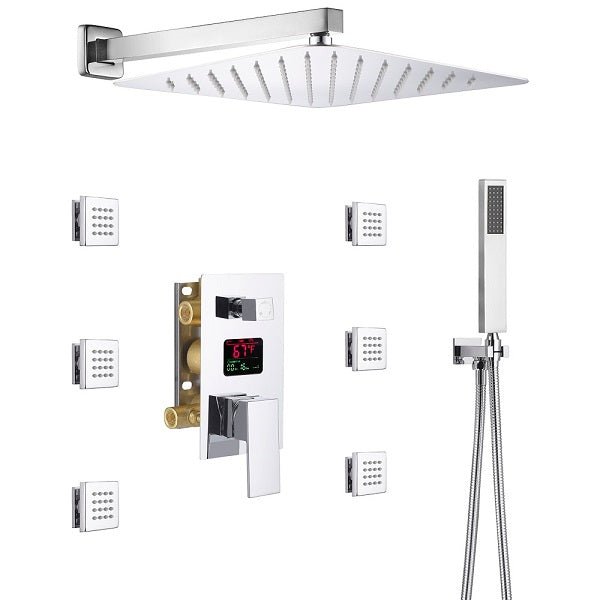 12” Digital Shower System by Cascada - Cascada Showers