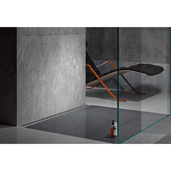 12", Linear Drain System for Floor, Stainless Steel 304, 1073 - Cascada Showers