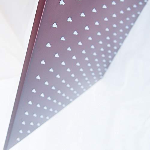 12"x24" Rainfall LED Shower Set Double-Function Valve, Brass Handheld Shower showerhead system rain head shower handheld set complete led bathroom waterfall heads light rainfall Thermostatic 6 Massage Jets Spray Body Shower Set for lights bathroom set Antique Brushed Brass Finish color change wall complete shower set bathroom rainfall shower head with handheld