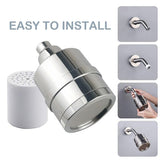 15-Stage Filtered Rainfall Shower Head - Pure Refreshment - Cascada Showers