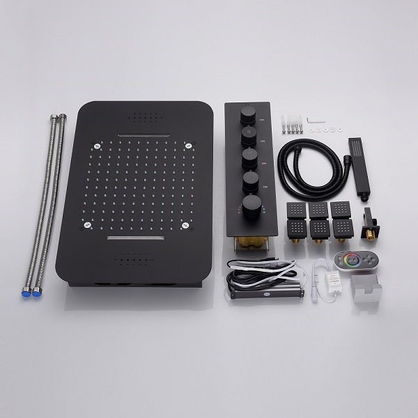 15"x23" Cascada Stella Luxury LED Shower System - Cascada Showers