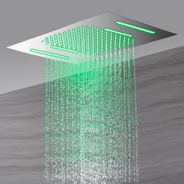 Luxury LED Music Shower System with Rainfall Mode