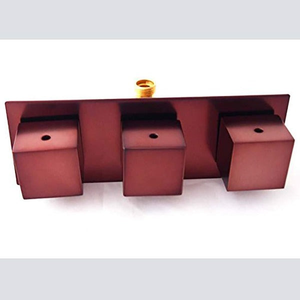 20" Luxury Rainfall Shower Head Set, Oil Rubbed Bronze Finish - Cascada Showers