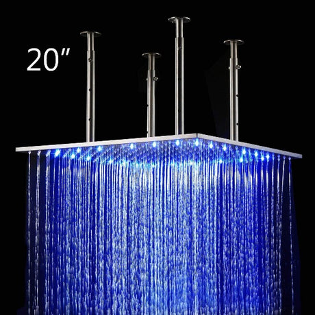 shower head with handheld rainfall Shower Head led shower head best shower head oil rubbed bronze shower with 4 adjustable shower arms