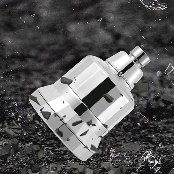 20-Stage Filtered Rainfall Shower Head 360° Universal Rotation - Cascada Showers