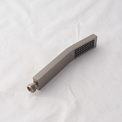 20"x40" Rainfall LED Shower Set Double-Function Valve, Handheld Shower - Cascada Showers