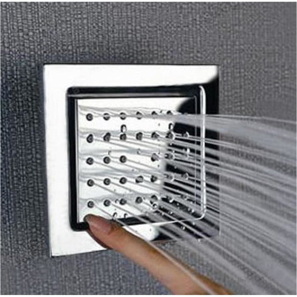 23"x31" Luxurious Classic Design recessed LED Shower System with built in Bluetooth Speakers & 4" Body Jet - Cascada Showers