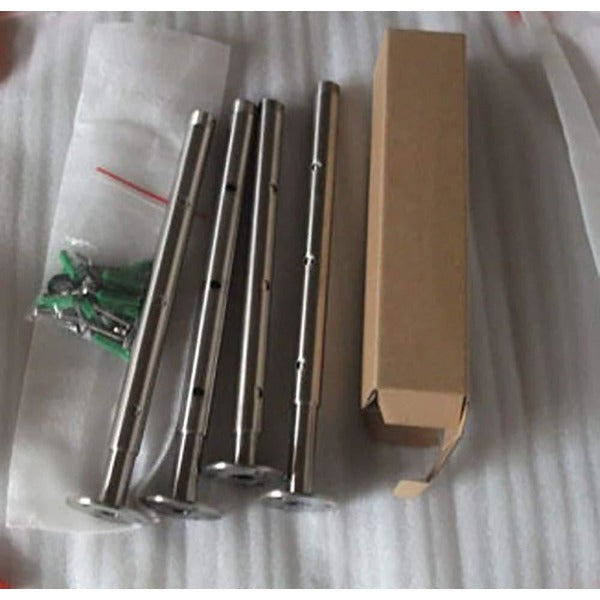 31" Square Ceiling Mount Rainfall LED Shower Head, include Shower Arm - Cascada Showers