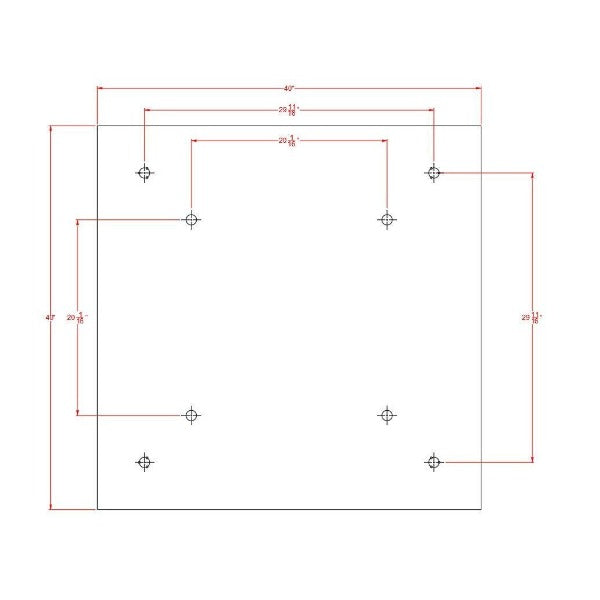 Ceiling mounted shower head with standard 1/2 inch inlet