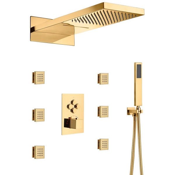 9"x22" Cascada Annecy Shower System - Cascada Showers