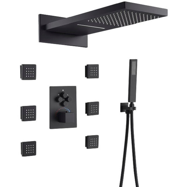 9"x22" Cascada Annecy Shower System - Cascada Showers