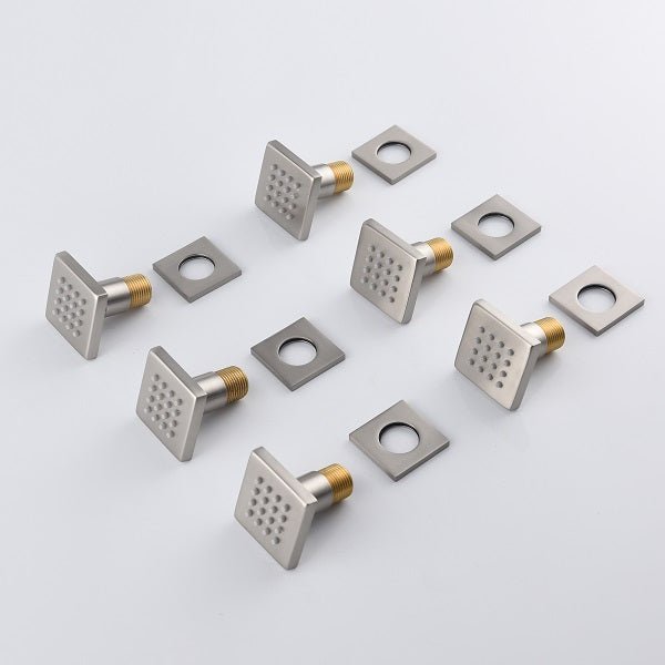 9"x22” Music LED shower system with built-in Bluetooth Speaker - Cascada Showers