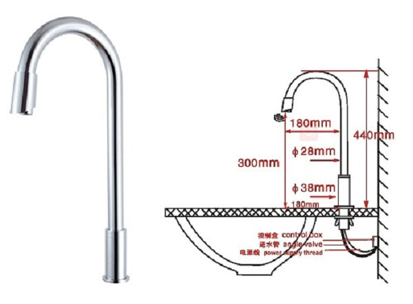 ProximitySense Touchless Kitchen Faucet