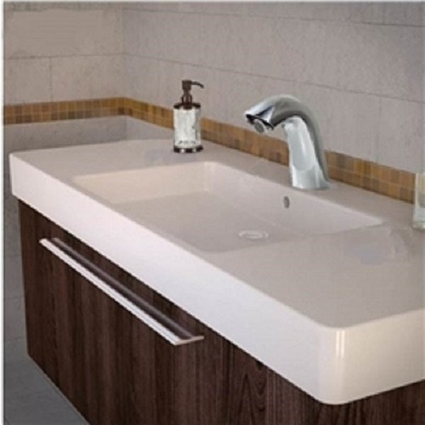 AquaSense automatic sensor faucet installed on bathroom sink