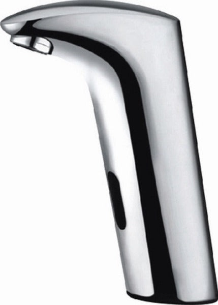 Close up of SmartFlow automatic faucet spout and sensor window