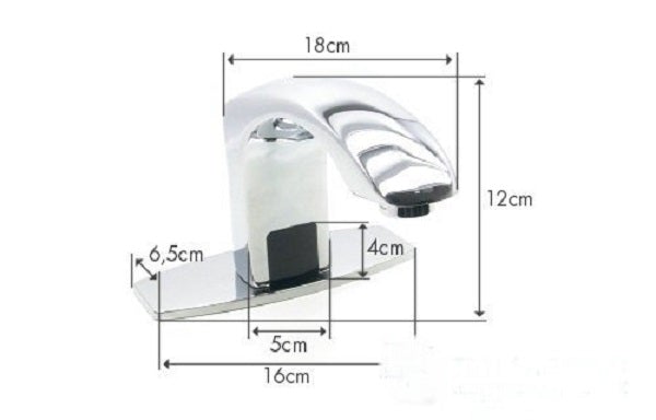 Automatic Hands Free Contemporary Sensor Faucet (Hot & Cold) - Cascada Showers