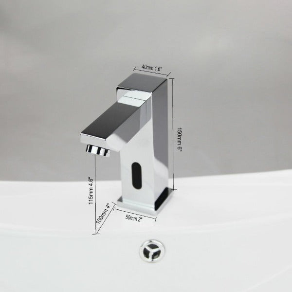 TouchFree Eleganza sensor faucet by Cascada Showers