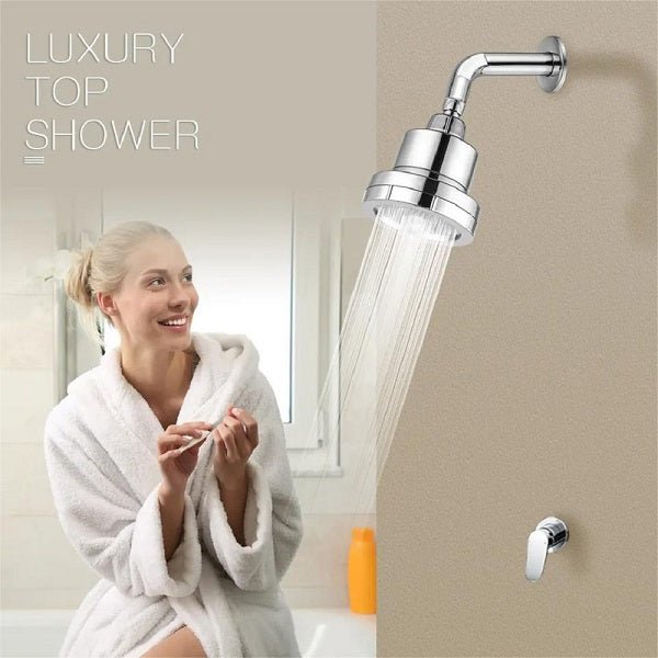 Cascada 15-Stage Filtered Rainfall Shower Head - Cascada Showers
