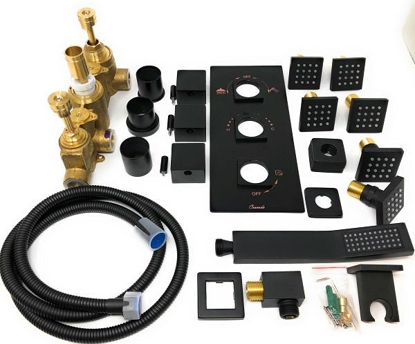 Cascada 31" Luxury LED Rainfall Shower System | Ultimate Spa Experience - Cascada Showers