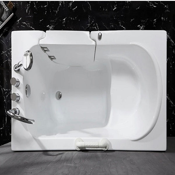 Cascada 52-inch Walk-in Bathtub with Right Side Door and Soaking Bathtub Function: The Perfect Bathtub for Your Home - Cascada Showers