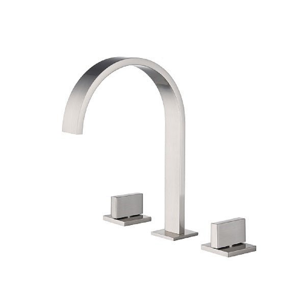 Cascada Classic Design Waterfall Bathroom Sink Faucet with 2 Square - Cascada Showers