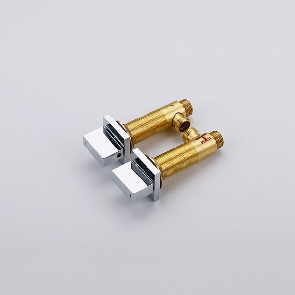 T join connector for connecting hot and cold water in Cascada waterfall bathroom faucet