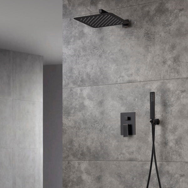 Cascada Geneva 12” Square Shower Set - Cascada Showers