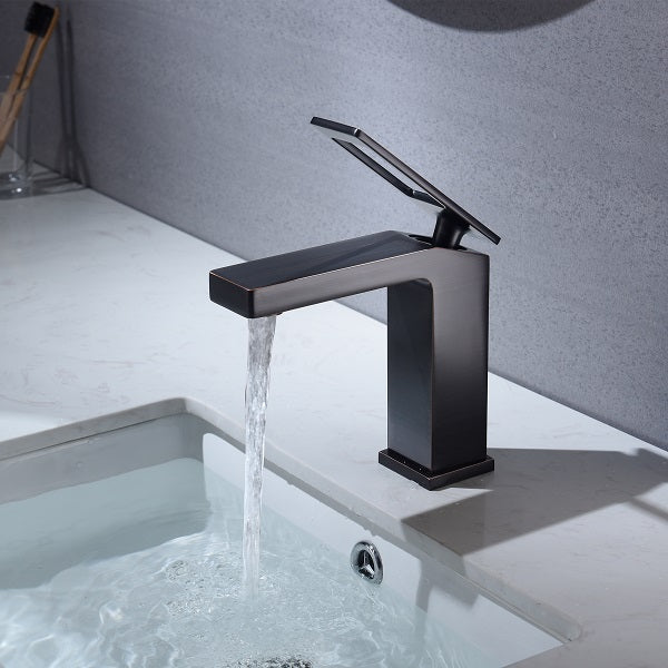 Cascada Modern Design Single Handle Bathroom Sink Faucet - Cascada Showers