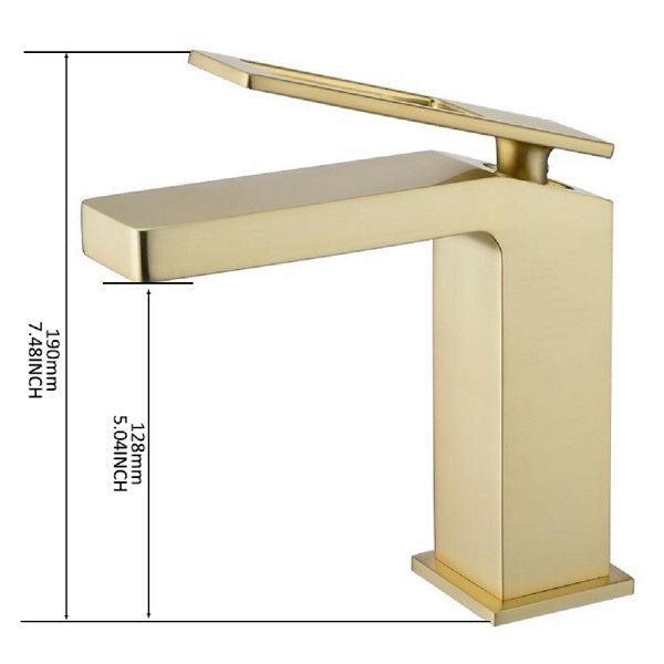 Cascada Modern Design Single Handle Bathroom Sink Faucet - Cascada Showers