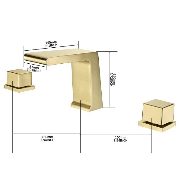 Cascada Modern Design Waterfall Bathroom Sink Faucet - Cascada Showers