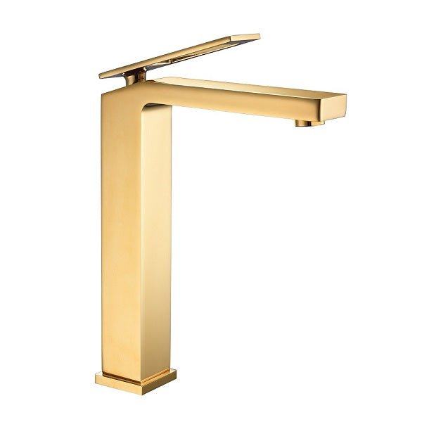 Cascada Modern Vessel Design Single Handle Bathroom Faucet - Cascada Showers