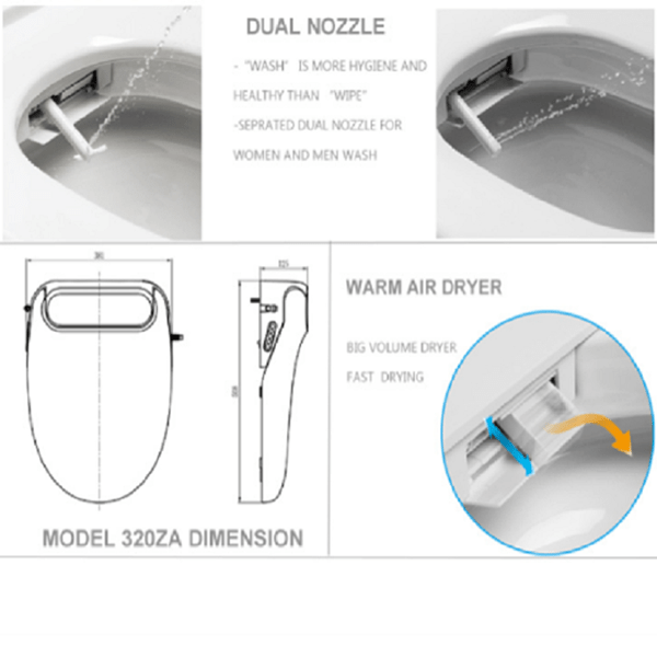 Cascada Showers Smart Bidet Seat: The Smart Way to Clean - Cascada Showers