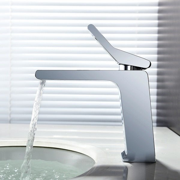 Cascada Single Handle Waterfall Bathroom Sink Faucet - Cascada Showers