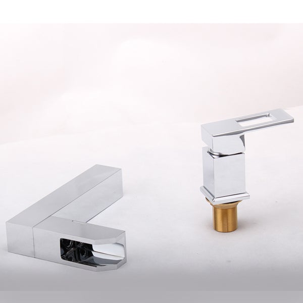 Color Changing LED Waterfall Bathroom Sink Faucet - Cascada Showers