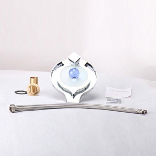 Color Changing LED Waterfall Bathroom Sink Faucet - Cascada Showers