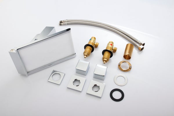 Color Changing LED Waterfall Bathroom Sink Faucet - Cascada Showers