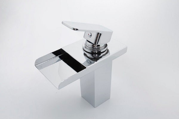 Color Changing LED Waterfall Sink Faucet - Cascada Showers