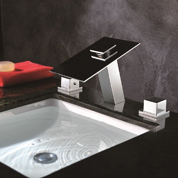 Color Changing LED Waterfall Sink Faucet - Cascada Showers