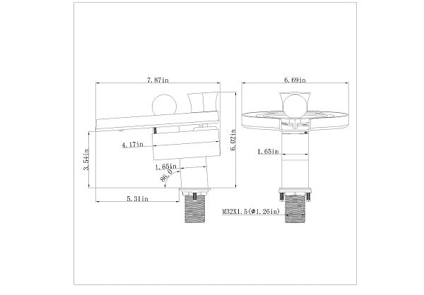 Color Changing LED Waterfall Sink Faucet - Cascada Showers