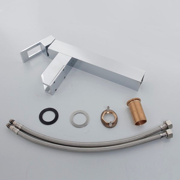 Color Changing LED Waterfall Vessel Faucet - Cascada Showers