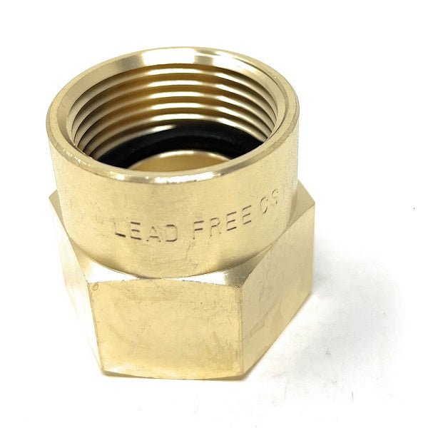 G Thread (Metric BSPP) Female to NPT Female Lead-Free Adapter (1" x 1") - Cascada Showers