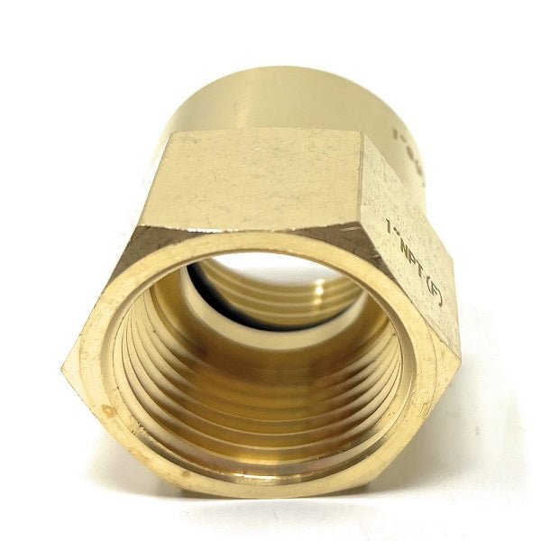 G Thread (Metric BSPP) Female to NPT Female Lead-Free Adapter (1" x 1") - Cascada Showers