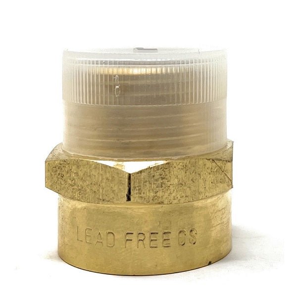 G Thread (Metric BSPP) Female to NPT Male Adapter - Lead Free (1" x 1") - Cascada Showers